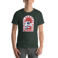 Explore Robbers Cave State Park T-Shirt in Black Heather
