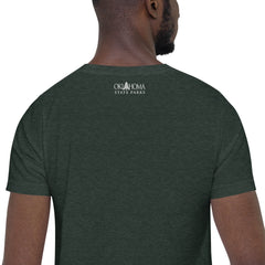 Robbers Cave State Park T-Shirt in Black Heather