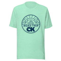 Road Trip OK Adult Unisex T-Shirt in Navy