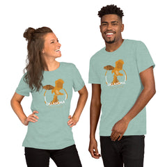 Sallisaw, Oklahoma T-Shirt with eagle in black.