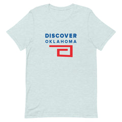Discover Oklahoma Adult Unisex T-Shirt in Athletic Heather