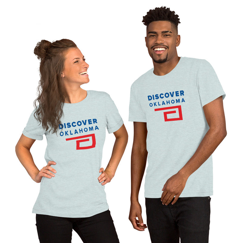 Discover Oklahoma Adult Unisex T-Shirt in Athletic Heather