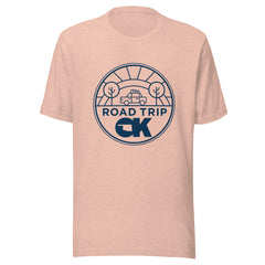 Road Trip OK Adult Unisex T-Shirt in Navy