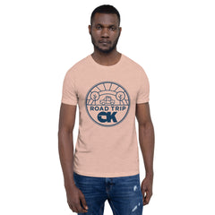 Road Trip OK Adult Unisex T-Shirt in Navy