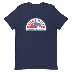 Osage Hills Oklahoma State Park Black T-Shirt Front
