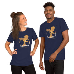 Sallisaw, Oklahoma T-Shirt with eagle in black.