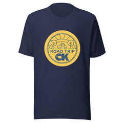 Road Trip OK Adult Unisex T-Shirt in Navy