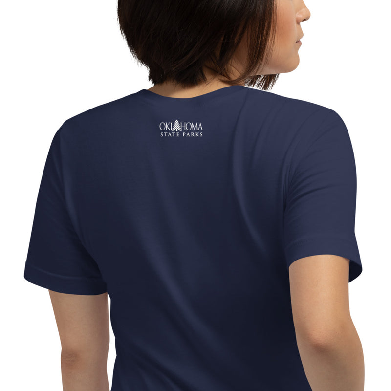 Explore Robbers Cave State Park T-Shirt in Black Heather
