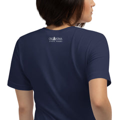 Explore Robbers Cave State Park T-Shirt in Black Heather