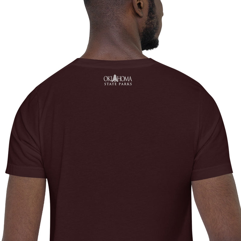 Robbers Cave State Park T-Shirt in Black Heather
