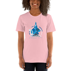 Midwest City Aviation Oklahoma T-Shirt in black.