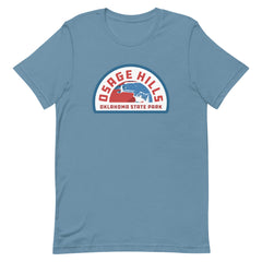 Osage Hills Oklahoma State Park Black T-Shirt Front
