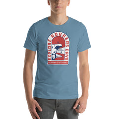 Explore Robbers Cave State Park T-Shirt in Black Heather