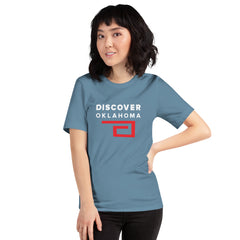 Discover Oklahoma Adult Unisex T-Shirt in Athletic Heather