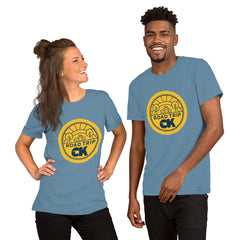 Road Trip OK Adult Unisex T-Shirt in Navy