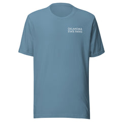 Oklahoma State Parks Double-Sided Adult Unisex T-Shirt in Black