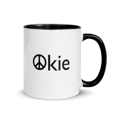 Peace Okie - Mug with Color Inside