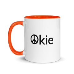 Peace Okie - Mug with Color Inside
