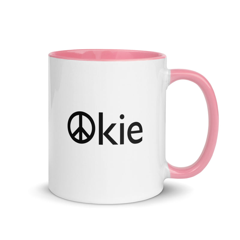Peace Okie - Mug with Color Inside