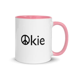 Peace Okie - Mug with Color Inside