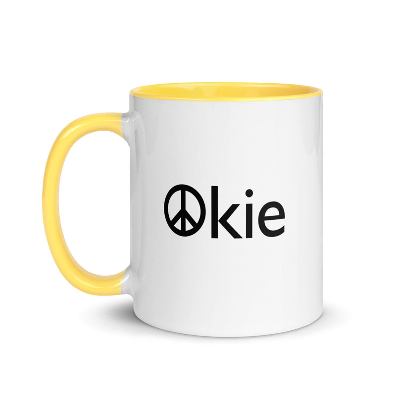 Peace Okie - Mug with Color Inside