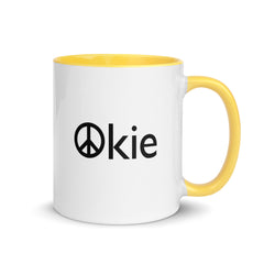 Peace Okie - Mug with Color Inside
