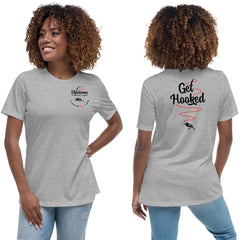Navy Double-Sided Women's T-Shirt - Oklahoma Fishing Trail, 