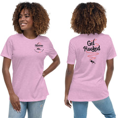 Navy Double-Sided Women's T-Shirt - Oklahoma Fishing Trail, 