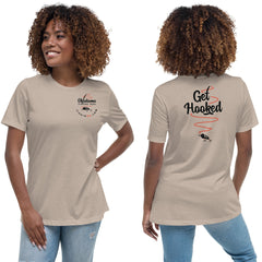 Navy Double-Sided Women's T-Shirt - Oklahoma Fishing Trail, 