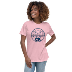 Road Trip OK Women's Relaxed T-Shirt in Heather Mauve