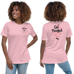 Navy Double-Sided Women's T-Shirt - Oklahoma Fishing Trail, 