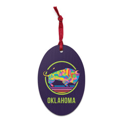 TravelOK Bison Bell Ornament