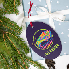 TravelOK Bison Bell Ornament