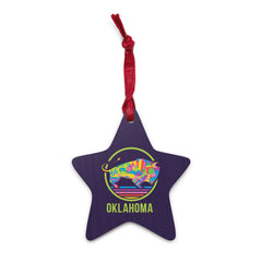 TravelOK Bison Bell Ornament
