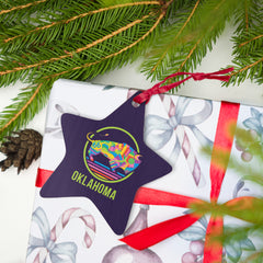 TravelOK Bison Bell Ornament