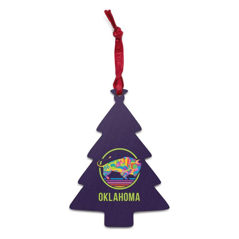TravelOK Bison Bell Ornament