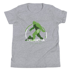 Colbert, Oklahoma Bigfoot Youth T-Shirt in Black