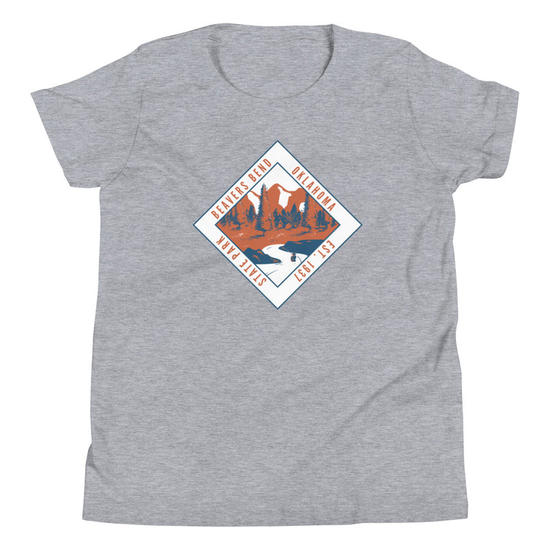 Beavers Bend State Park Youth T-Shirt in Black