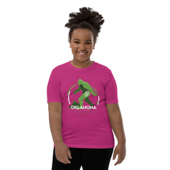 Colbert, Oklahoma Bigfoot Youth T-Shirt in Black