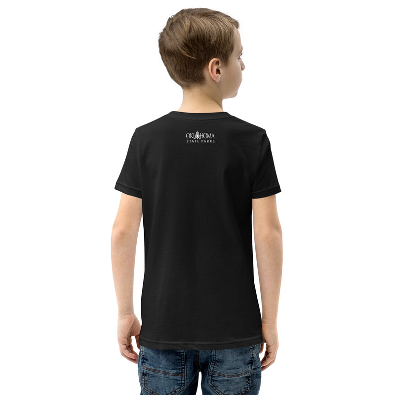 Robbers Cave Youth T-Shirt in Black