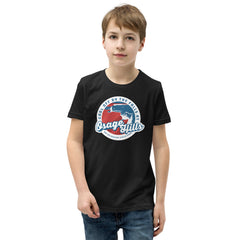 Osage Hills State Park Youth T-Shirt in Black