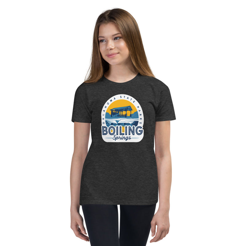 Boiling Springs State Park Youth T-Shirt in Black