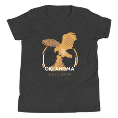 Sallisaw, Oklahoma Eagle Youth T-Shirt in Black