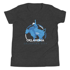 Oklahoma City Bull Rider Youth T-Shirt in Black