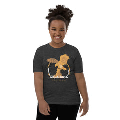 Sallisaw, Oklahoma Eagle Youth T-Shirt in Black