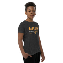 Discover Ghostlahoma Youth Short Sleeve Tee in Black