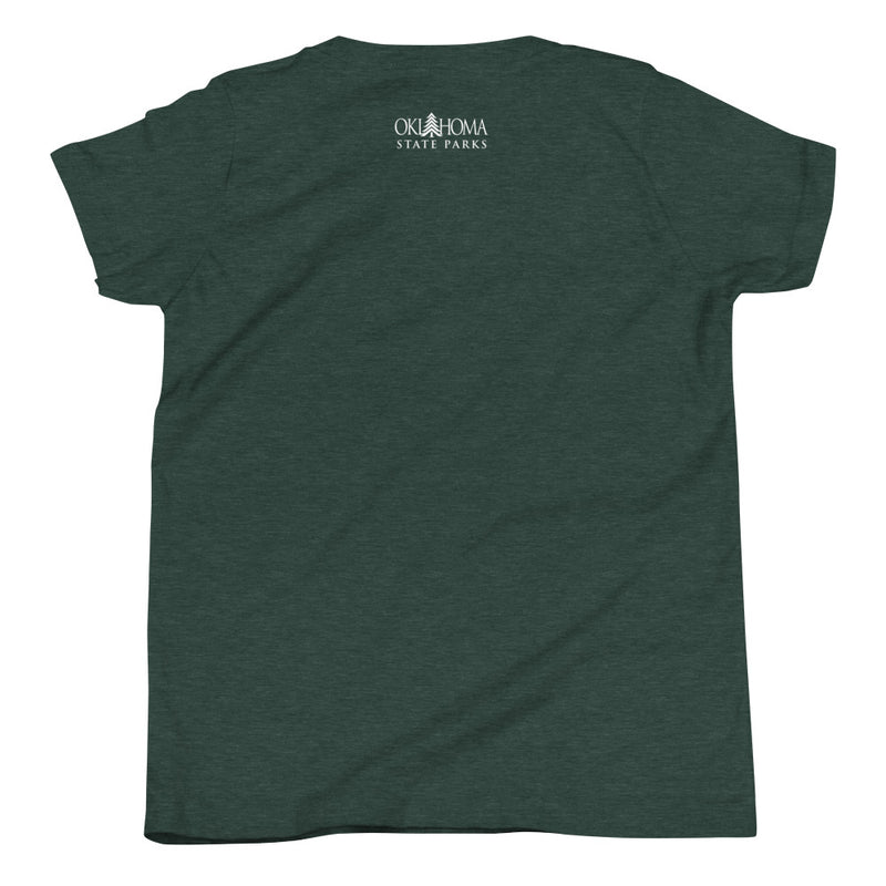 Beavers Bend State Park Youth T-Shirt in Black