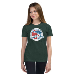 Osage Hills State Park Youth T-Shirt in Black
