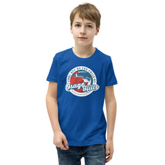 Osage Hills State Park Youth T-Shirt in True Royal Blue